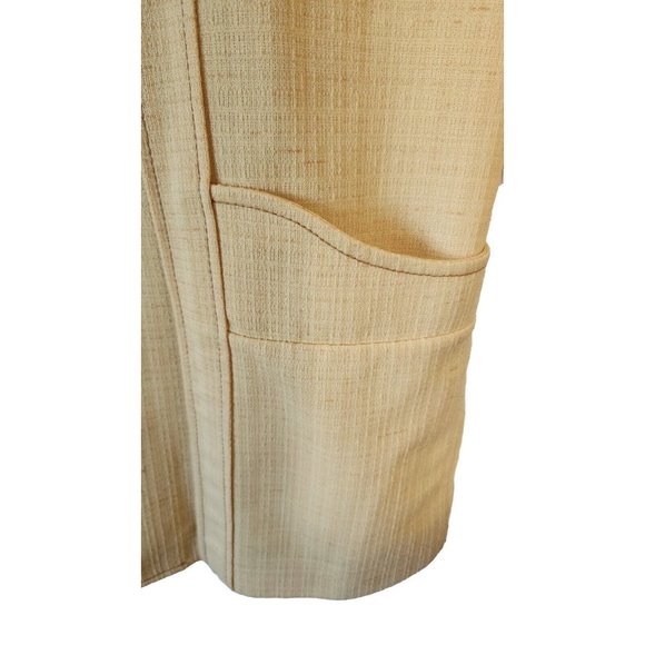 Vintage Retro Mens Lee Wald Yellow Suit Jacket Pants Disco Pimp Summer Vacation - Picture 16 of 16